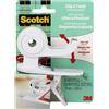 Scotch Dispenser Clip&Twist C19, Bianco + Nastro Adesivo Magic, 1 Rotolo | Ricaricabile, per Casa e Ufficio, Si Fissa a Tavoli, Scrivanie e Supporti per Monitor; con Nastro Adesivo Opaco Invisibile