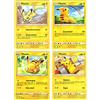 Pikachu x carte Pokémon Pikachu assortite, carte originali tedesche