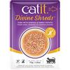 Catit Divine Shreds Cibo per gatti Premium, topping per cibo secco, con tonno, shirasu e patate dolci, 1 confezione, 75 g