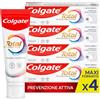 Colgate Dentifricio con Ingredienti Antibatterici Total Original 4 Confezioni da 100 ml I 24h di Protezione di Denti, Lingua, Guance e Gengive I Rimuove la placca I Rafforza e Ripara lo smalto**