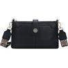 VASCHY Borsa Tracolla Donna, Pochette in Pelle, Borsetta Piccola per Lavoro/Viaggio - Nero
