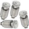 O'FRESH Set di 4 ugelli Antigoccia per terrazza - Per nebulizzatore per esterno O'FRESH - Qualità in acciaio inox - Garantisce una nebulizzazione fine senza bagnare