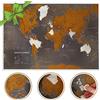 Maps International, Poster con mappa del mondo da grattare Scratch The World®, colore: nero, 84 x 59 cm