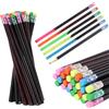 JSMTKJ Matite di Legno 30 Pz Matita dell'Umore Cambia Colore Matita di Colore | Cambiacolore Matita in Colore Variante con Gomma per Bambina Bambino Festa Battesimo Comunione Regalo