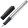 Lamy nexx black - Stilografica con impugnatura antiscivola e pennino in acciaio lucido per mancini misura M - corpo triangolare in alluminio - cartuccia T 10 blue inclusa