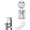 GiReich Set di Doccetta Regolabile per Lavello Doccetta con Attacco Rapido Doccetta del Bagno, Spruzzatore Portatile per Bidet, 1.5M Tubo Telescopico, Per Il Lavaggio Dei Capelli Del Bagno