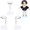 PXRLMYF 4 Pezzi Supporti per Bambole,Regolabile Supporto per Bambola,Supporto Bambole Modello Accessori per Action Figure Barbie Dolls Modelli entro 12-20 cm