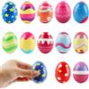 RosyFate Uova di Pasqua, Rosy Fate 12 Pezzi Uova Antistress, Uova di Pasqua Spremere, Giocattoli da Spremere Squishy, per Feste di Pasqua, Regalo Bambini Pasqua, Decorazioni Uova Pasquali