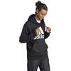 adidas Essentials French Terry Big Logo Hoodie Felpa con cappuccio, Nero, M Tall Uomo