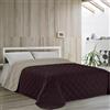 Dorian Home - Trapuntino Leggero Matrimoniale 270x260 Double Face, Copriletto Estivo e Autunnale Trapuntato 100% Microfibra Anallergica 4 Stagioni, Trapunta Primaverile Mezza Stagione Morbida Bicolore