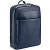 Roncato Alaska Zaino In Pelle Porta Pc 14 - 39.5x30x11 Cm - Blu Navy