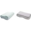 TEMPUR set di cuscini con imbottitura e federa, cuscino Original taglia L con federa in jersey (platino)
