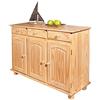 Links Credenza Abaco 3-TRG. Kiefer incolore