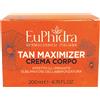 ZETA FARMACEUTICI SpA Euphidra Tan Maximizer Crema Corpo Sublimatore Abbronzatura 200ml - Texture Fondente con Attivatore dell'Abbronzatura
