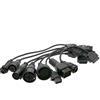 Cablematic BeMatik - Kit OBD2 AUTOCOMTRUCK 8 adattatori per Wabco Knorr Benz Scania Man Renault Iveco Volvo