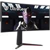 LG Electronics LG 34GN850-B.AED 86,7 cm (34 pollici) Curved Ultragear IPS Gaming Monitor (144 Hz, 1 ms GtG, G-Sync, Free-Sync, HDR, HDMI, Display Port, USB, uscita cuffie), nero