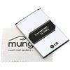 mungoo mach mal anders ... Mungoo - Batteria originale per LG BL-45F1F EAC63361401 per LG K4 2017 K8 2017 con panno di pulizia display