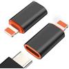 MoKo Adattatore USB C a Lightning 2PZ, Connettore USB C Maschio a Lightning Femmina, Supporta Ricarica 27W, Convertitore per iPhone 14/13/12/11/XS/XR/SE, iPad/iPod/AirPods, Non per Audio/OTG, Nero