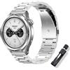 ToVioc Metallo Cinturino per Xiaomi Watch 5/S5/S4/S4 Sport/Redmi Watch 5 Active, Cinturino Acciaio Inossidabile Cinturini 22mm per Amazfit Bip 6/Active Max/T-Rex 3 Pro 48mm/Balance 2 - Argento