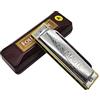 YUEKO Suzuki Folkmaster 1072 Armonica diatonica Standard Principiante Blues Arpa Gaita Chiave di A/Ab/B/Bb/C/D/Db/E/Eb/F/F #/G Strumento Musicale… (Chiave di A)