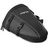 MOSISO Borsa Moto Posteriore Sella Multifunzionale Poliestere Impermeabile | Serbatoio Leggero 10L Motocicletta Esterno Sedile Posteriore Borse Mano Borsa Porta Attrezzi con Tracolla, Nero