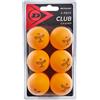 Dunlop 6 palline arancioni 1star