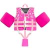 Gogokids Gilet da nuoto per bambini, con braccioli galleggianti, stile giacca da nuoto galleggiante, galleggiante, con cinghie regolabili, per ragazzi e ragazze (2-3 anni/15-19 kg)