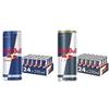 Red Bull Energy Drink, 250 ml (24 Lattine) + Red Bull Energy Drink, Zero Calorie, 250 ml (24 Lattine)