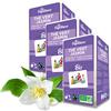 LES PAPOTEUSES | Jasmine tea bio | 72 bustine | Certificato biologico e commercio equo & solidale | Lotto di 3 scatole da 24 bustine di foglie di tè verde aromatizzato ai fiori di gelsomino
