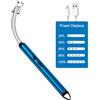 Newaner Accendino Elettrico, Accendini USB Ricaricabile，360° Flessibile Accendigas Elettrico Cucina Accendino Lungo Antivento per Candele Leggere Stufe a Gas Barbecue da Campeggio Camino Stufe(Blu)