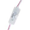 M LEDME Moduli Led SMD 12V 1W 2 Led IP68 catena 20pz per insegne pubblicitarie Bianco freddo 6500K M LEDME