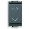 Vimar Serie Idea - Pulsante commutatore 1 polo 10 A Grigio