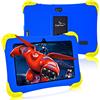 EagleSoar Tablet Bambini Android 12 Tablet per Bambini Tablet 7 Pollici, Quad-Core 2GB+32GB, WiFi, Bluetooth, Controllo Parentale, Tablet per Bambini 2 a 12 Anni con Custodia(Blu scuro)