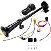 WADEO Clacson Auto, [Super Rumoroso da Svegliare i Morti] Tromba 12V con Compressore per Camion, Treni, Barche, Moto, Furgone