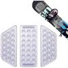 BOXOB Set di 3 Pezzi Stomp Pad Snowboard, Trasparente Placche Antiscivolo Snowboard Stomp Pads Impugnatura Snowboard per Lo Snowboard