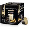 King Cup - 1 Confezione da 10 Capsule di Cappuccino al Ginseng con Zucchero di Canna, 10 Capsule 100% Compatibili con Sistema Nescafè Dolce Gusto, Senza Glutine e Senza Lattosio