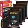 GADLANE Deumidificatore riutilizzabile per auto, 350 g, confezione da 4 pezzi, con tappetino antiscivolo per cruscotto, elimina l'appannamento del parabrezza, casa, armadio, assorbitori di condensa