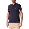 Tommy Hilfiger Maglietta Polo Maniche Corte Uomo Slim Fit, Blu (Desert Sky), XS