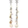 CHANEL Pre-Owned - Orecchini a bottone 2006 - Donna - placcatura in oro/placcatura in argento/perla artificiale - Taglia unica