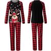 Generic Pigiama Natale Famiglia Cotone Invernale Pigiami Famiglia Coordinati Invernali Manica Lunga Per Papà Mamma Bambini Carino Alce Stampa Plaid Natale Casa Set Natalizia Regalo Per Days Of Christmas