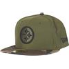 NEW ERA 59 Fifty Cap - Pittsburgh Steelers Wood Camo, Unisex Bambini, Wood Camo