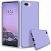 YaMiDe Custodia In Silicone Liquido Per iPhone 8 Plus, Con [Protezione Schermo], Custodia In Gomma Gel Antiurto Anti-impronta, Viola Chiaro