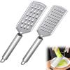 ZEACCT 2 Pezzi di Grattugie da Cucina in Acciaio Inossidabile, Strumento Grattugia Fine, con Foro per Appenderle, Grattugia per Formaggio Parmigiano, Grattugia per Limone, per Cioccolato, Carota, Zenzero