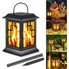 Viitech Solari Esterno Giardino Fiamma Luci, Solare Fiamma Luci Impermeabile IP65 con Effetto Fiamma Tremolante Realistico, Lampade Solari con 2 modalità di Illuminazione