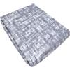 Tata Home Trapuntino Mezza Stagione Leggero Matrimoniale 250x250 cm Copriletto Trapuntato Primaverile Estivo Quilt Autunnale Moderno Elegante Dis. 8 Grigio Scuro