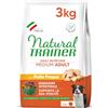 Trainer Natural Cibo per Cani Medium Adult, Pollo, 3 Kg