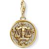 Thomas Sabo Pendente a Medaglione da Unisex Argento Sterling 925, Vergine, oro
