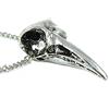 Serebra Jewelry Corvo Cranio Pendente con collana | lega di alta qualità | by Serebra Jewelry