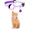 PF DOGGY PRENDRE SOIN DE LUI Collare di sicurezza anti-soffocamento PF Doggy con fibbia per AirTag Apple - Localizzazione GPS per gattini, gatti, cani di piccola taglia, AirTag GPS per gatti non inclu
