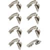 LIKERAINY 95 Grado Tacchetti Cerniera Ø 35mm senza Ammortizzatore Stollen Cerniera a Gomito per Ante a Ribalta Cerniere di Mobile da Cucina Gabinetto Armadio Porte 8 Pezzi